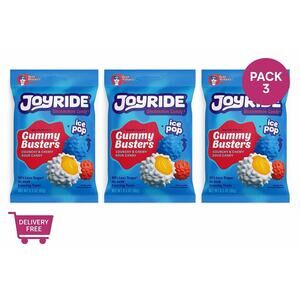 3 Pack of JOYRIDE Uncommon Candy ICE POP Gummy Busters Ryan Trahan
